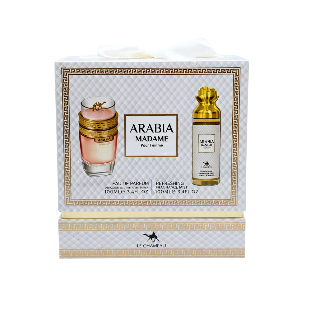 LE CHAMEAU ARABIA MADAME 2 PCS 3.4 OZ EDP SP + MIST 3.4 OZ