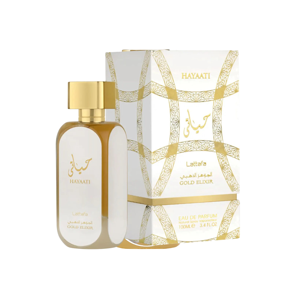 LATTAFA HAYAATI GOLD ELIXIR UNISEX 3.4 OZ. EDP SP