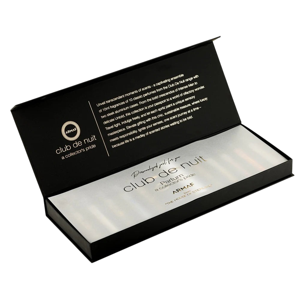 ARMAF SET CLUB DE NUIT DISCOVERY 10 PCS 10ML/0.34 OZ EDP SP + 2 ATOMISER CASE