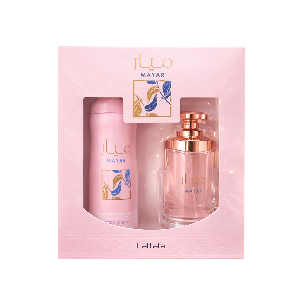 LATTAFA MAYAR 2 PCS GIFT SET WITH 3.4 OZ EDP + 6.8 OZ EDP