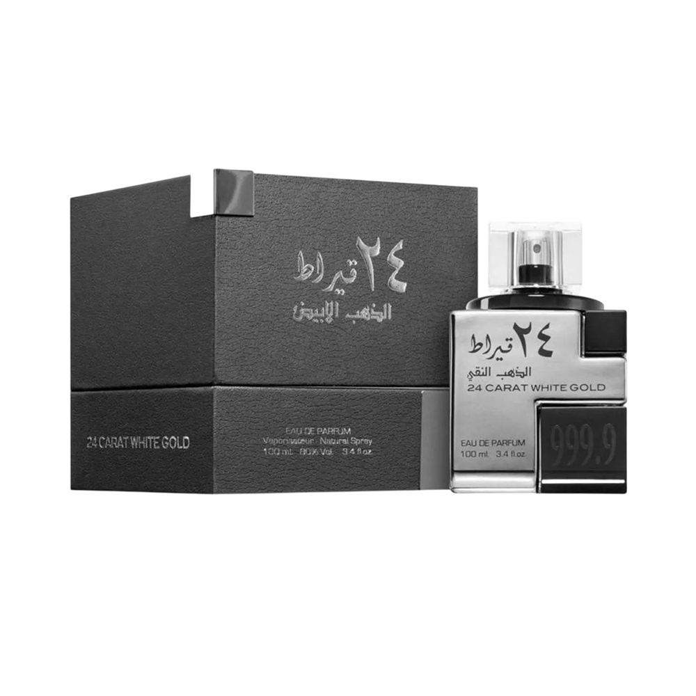 LATTAFA 24 CARAT WHITE GOLD UNISEX 3.4 OZ. EDP SP