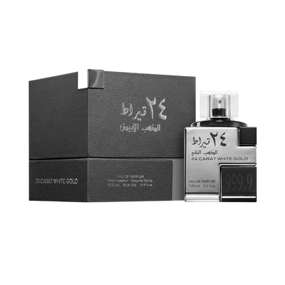 LATTAFA 24 CARAT WHITE GOLD UNISEX 3.4 OZ. EDP SP
