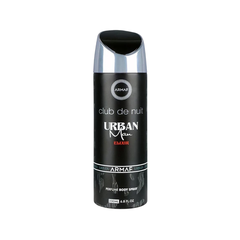 ARMAF BODY SPRAY CLUB DE NUIT URBAN ELIXIR MEN  6.8 OZ