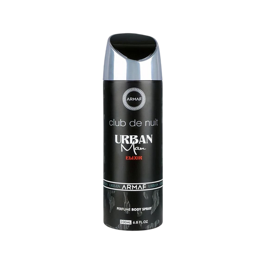 ARMAF BODY SPRAY CLUB DE NUIT URBAN ELIXIR MEN  6.8 OZ