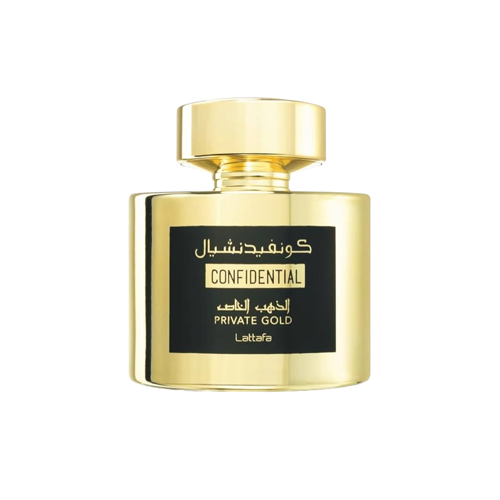 LATTAFA CONFIDENTIAL PRIVATE GOLD UNISEX 3.4 OZ. EDP SP