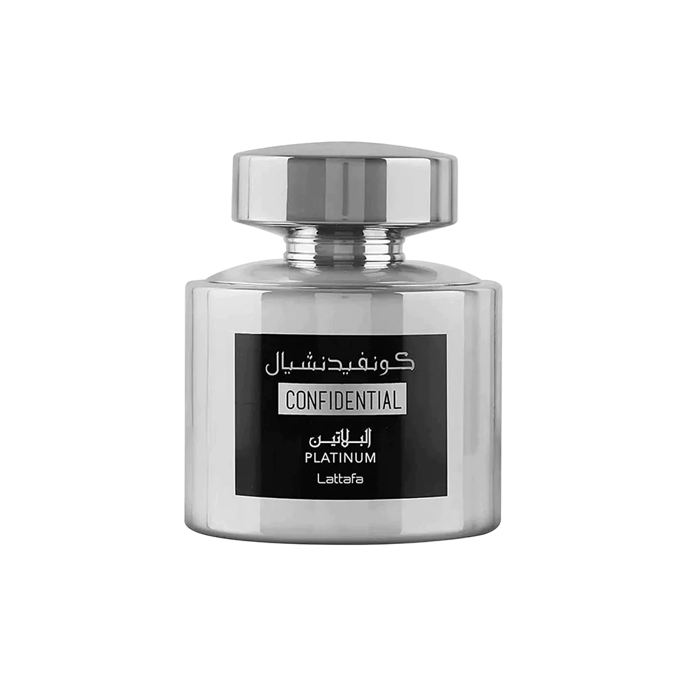 LATTAFA CONFIDENTIAL PLATINUM MEN 3.4 OZ. EDP SP