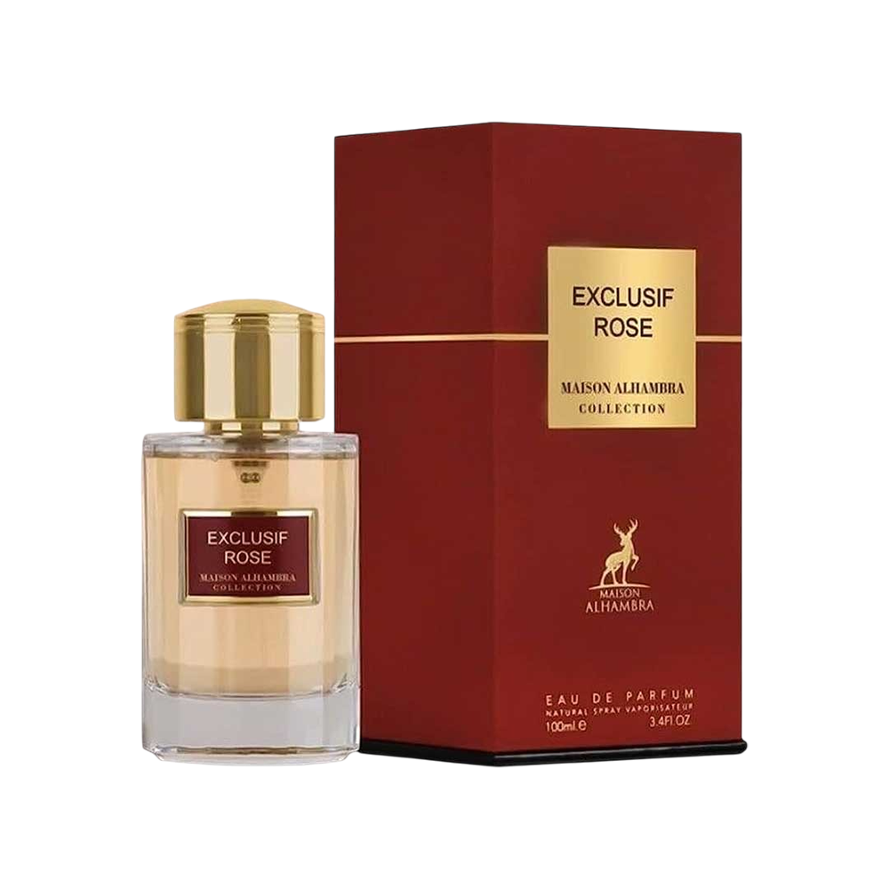 MAISON ALHAMBRA EXCLUSIF ROSE WOMEN 3.4 OZ EDP SP