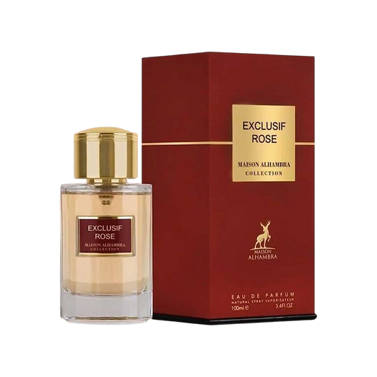 MAISON ALHAMBRA EXCLUSIF ROSE WOMEN 3.4 OZ EDP SP
