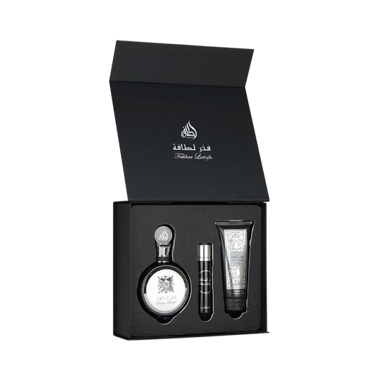 LATTAFA FAKHAR MAN 3 PCS GIFTSET WITH EDP / TRAVEL SP / SG