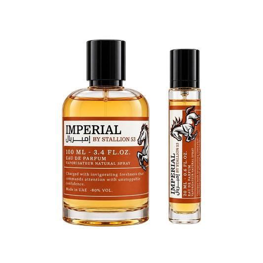 EMPER SET IMPERIAL BY STALLION 53 UNISEX (2PCS) 3.4 OZ EDP SP / 0.68 OZ EDP SP