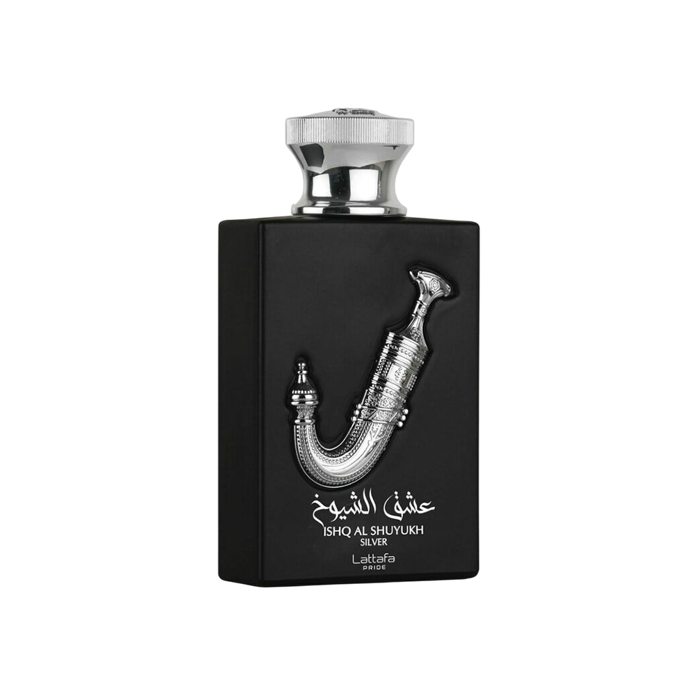 LATTAFA SET ISHQ AL SHUYUKH SILVER GIFT SET 3 PCS