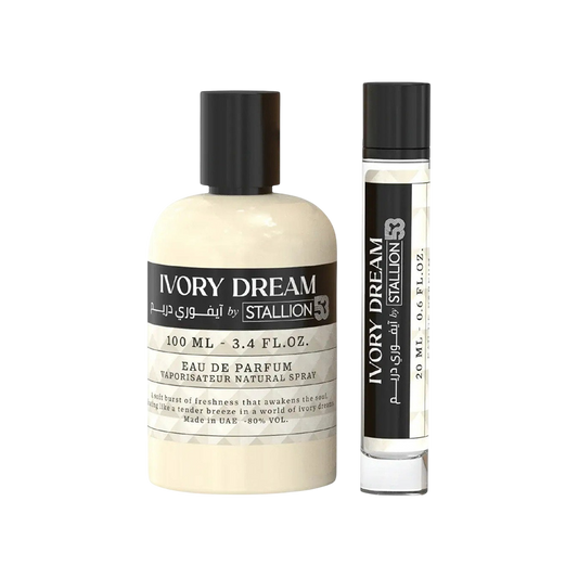 EMPER SET IVORY DREAM BY STALLIO 53 UNISEX 2 PCS 3.4 OZ EDP SP / 0.68 OZ EDP SP