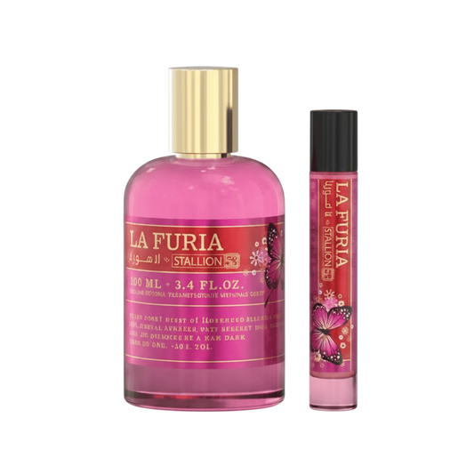 EMPER SET LA FURIA BY STALLION 53 WOMEN 2 PCS 3.4 OZ EDP SP / 0.68 OZ EDP SP