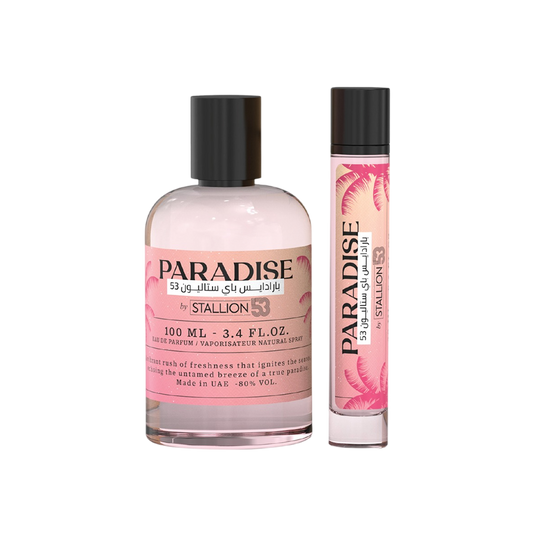 EMPER SET PARADISE BY STALLION 53 WOMEN 2 PCS 3.4 OZ EDP SP / 0.68 OZ EDP SP