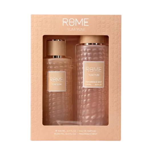 ROME YUM YUM UNISEX 3.4 OZ EDP 2PC SET WITH 8.0 BM