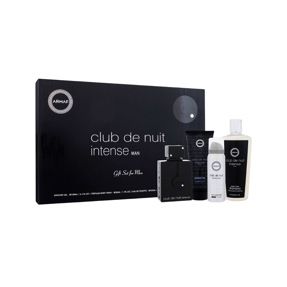 ARMAF SET CLUB DE NUIT INTENSE MEN 4 PCS 3.4 OZ EDP SP
