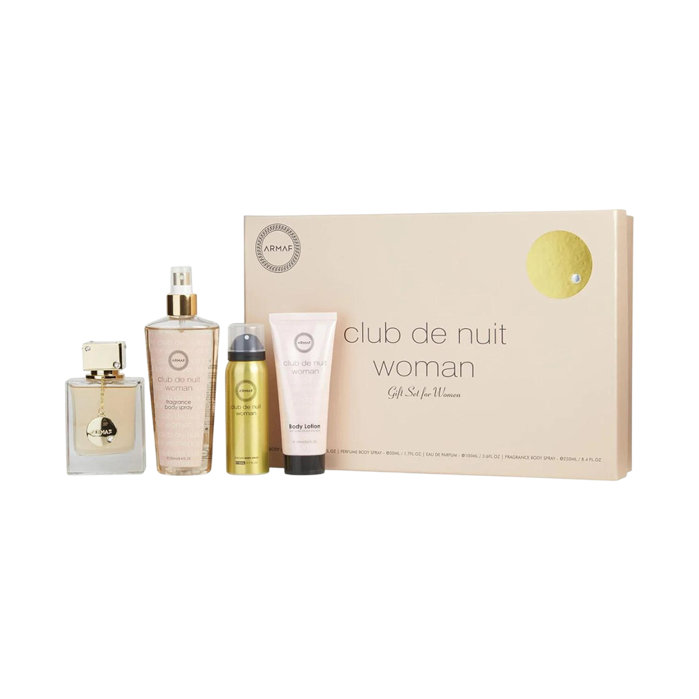 ARMAF SET CLUB DE NUIT WOMEN  3 PCS 3.4 OZ BODY LOTTION 3.4 OZ DEO STICK