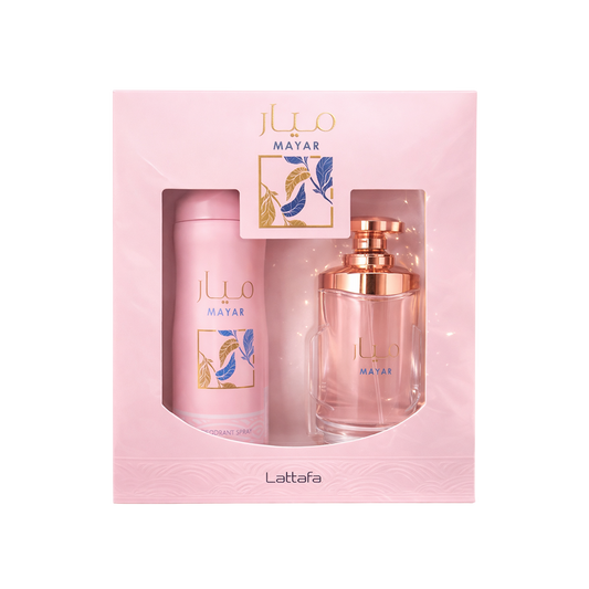 LATTAFA MAYAR JUEGO DE REGALO DE 2 PIEZAS CON EDP DE 100 ML + EDP DE 200 ML