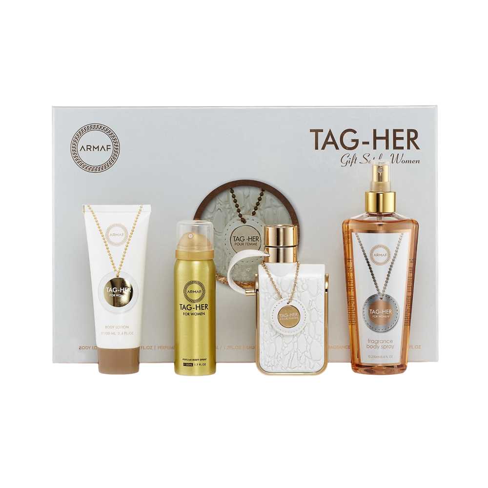 ARMAF SET TAG HER 4 PZAS 3.4 OZ EDP SP