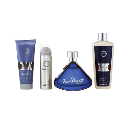 SET ARMAF TRES NUIT MEN 3.4 OZ SET DE 4 PIEZAS