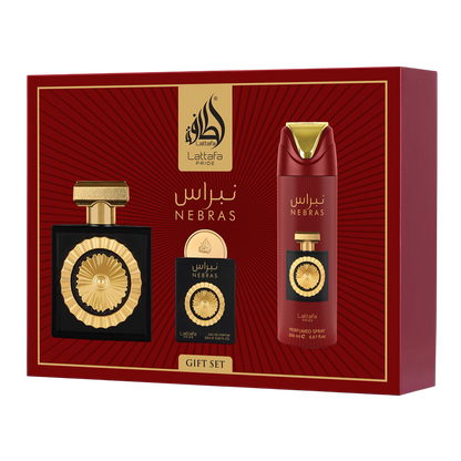 LATTAFA SET NEBRAS GIFT SET 3 PCS