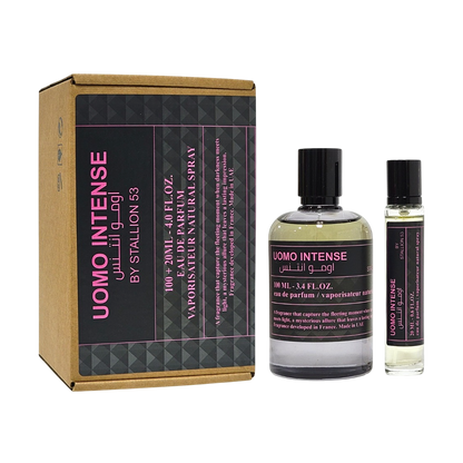 EMPER SET UOMO INTENSE MUJER 2 PCS 3.4OZ EDP SP + 0.6 OZ EDP SP